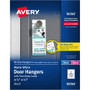 Avery Laser Inkjet Tear-Away Cards Door Hanger - Double-sided, Sturdy, Printable - White