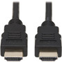 Tripp Lite series High Speed Audio/Video HDMI Cable - 6 ft HDMI A/V Cable for Audio/Video Device, Projector, LCD TV, Satellite Receiver, TV - First End: 1 x HDMI Digital Audio/Video - Male - Second End: 1 x HDMI Digital Audio/Video - Male