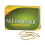 Alliance Pale Crepe Gold Rubber Bands, Size 33, 0.04" Gauge, Golden Crepe, 1 lb Box, 970/Box