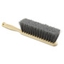 Boardwalk Counter Brush, Gray Flagged Polypropylene Bristles, 4.5" Brush, 3.5" Tan Plastic Handle (BWK5408) View Product Image
