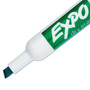 EXPO Low-Odor Dry-Erase Marker, Broad Chisel Tip, Green, Dozen (SAN80004) View Product Image