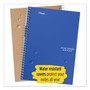Five Star Wirebound Notebook with Two Pockets, 2-Subject, Medium/College Rule, Randomly Assorted Cover Color, (100) 9.5 x 6 Sheets View Product Image