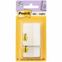 Post-it Durable Tabs - 1.50" Tab Height x 2" Tab Width - Removable - White Tab(s) - Printable, Durable, Long Lasting, Easy to Use