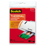 Scotch Thermal Laminating Pouches - Sheet Size Supported: 5" Width x 7" Length - Laminating Pouch/Sheet Size: 5.20" Width x 7.20" Length x 5 mil Thickness - Glossy - for Photo, Document, Lists, Card, Recipe, Artwork - Photo-safe, Double Sided