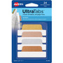 Avery UltraTabs Repositionable Margin Tabs - 24 Tab(s) - 1" Tab Height x 2.50" Tab Width - Clear Film, Gold Paper, Rose Gold, Copper Tab(s)