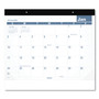 AT-A-GLANCE Easy-to-Read Monthly Desk Pad, 22 x 17, White/Blue Sheets, Black Binding, Clear Corners, 12-Month (Jan to Dec): 2024 View Product Image