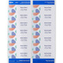 Avery Easy Peel White Address Labels w/ Sure Feed Technology, Laser Printers, 1.33 x 4, White, 14/Sheet, 250 Sheets/Box