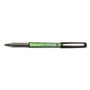 Pilot Precise V5 BeGreen Rollerball Pen, Stick, Extra-Fine 0.5 mm, Black Ink, Black Barrel, Dozen
