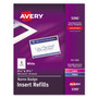 Avery Laser/Inkjet Badge Insert Refills 400/Box