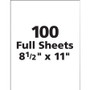 Avery Shipping Labels with TrueBlock Technology, Laser Printers, 8.5 x 11, White, 100/Box