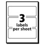 Avery Removable Multi-Use Labels, Inkjet/Laser Printers, 1.5 x 3, White, 3/Sheet, 50 Sheets/Pack, (5440)