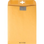 Quality Park Postage Saving ClearClasp Kraft Envelope, #90, Cheese Blade Flap, ClearClasp Closure, 9 x 12, Brown Kraft, 100/Box