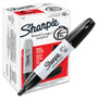 Sharpie Chisel Tip Permanent Marker, Medium Chisel Tip, Black, Dozen