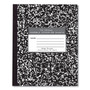 Roaring Spring Marble Cover Composition Book, Wide/Legal Rule, Black Marble Cover, (36) 8.5 x 7 Sheets View Product Image