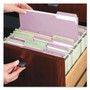 Smead Colored File Folders, 1/3-Cut Tabs: Assorted, Letter Size, 0.75" Expansion, Lavender, 100/Box