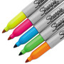 Sharpie Neon Permanent Markers, Fine Bullet Tip, Assorted Colors, 5/Pack (SAN1860443) View Product Image