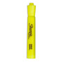 Sharpie Tank Style Highlighters, Fluorescent Yellow Ink, Chisel Tip, Yellow Barrel, 4/Set