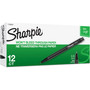 Sharpie Water-Resistant Ink Porous Point Pen, Stick, Fine 0.4 mm, Black Ink, Black Barrel, Dozen