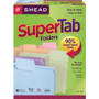 Smead SuperTab Colored File Folders, 1/3-Cut Tabs: Assorted, Letter Size, 0.75" Expansion, 11-pt Stock, Color Assortment 2, 100/Box
