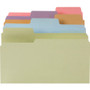 Smead SuperTab Colored File Folders, 1/3-Cut Tabs: Assorted, Letter Size, 0.75" Expansion, 11-pt Stock, Color Assortment 2, 100/Box
