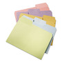 Smead SuperTab Colored File Folders, 1/3-Cut Tabs: Assorted, Letter Size, 0.75" Expansion, 11-pt Stock, Color Assortment 2, 100/Box