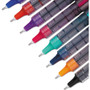 uniball VISION Needle Roller Ball Pen, Stick, Fine 0.7 mm, Assorted Ink and Barrel Colors, 8/Pack (UBC1734916) View Product Image
