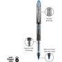 uniball VISION ELITE Roller Ball Pen, Stick, Extra-Fine 0.5 mm, Blue-Black Ink, Black/Blue Barrel (UBC69020) View Product Image