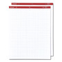 Universal Easel Pads/Flip Charts, Quadrille Rule (1 sq/in), 27 x 34, White, 50 Sheets, 2/Carton