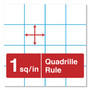 Universal Easel Pads/Flip Charts, Quadrille Rule (1 sq/in), 27 x 34, White, 50 Sheets, 2/Carton