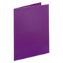 Oxford Two-Pocket Laminated Folder, 100-Sheet Capacity, 11 x 8.5, Metallic Purple, 25/Box (OXF5049526) View Product Image