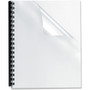 Fellowes Crystals Transparent Presentation Covers for Binding Systems, Clear, with Square Corners, 11 x 8.5, Unpunched, 100/Pack (FEL52089) View Product Image