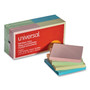 Universal Self-Stick Note Pads, 3" x 3", Assorted Pastel Colors, 100 Sheets/Pad, 12 Pads/Pack (UNV35669) View Product Image