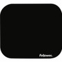 Fellowes Mouse Pad - 0.13" Height x 9" Width x 8" Depth - Black - Polyester - Scratch Resistant