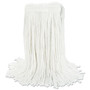 Boardwalk Cut-End Wet Mop Head, Rayon, No. 24, White, 12/Carton