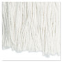 Boardwalk Cut-End Wet Mop Head, Rayon, No. 24, White, 12/Carton (BWK2024RCT) View Product Image