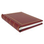 Wilson Jones Looseleaf Corporation Minute Book, 1-Subject, Unruled, Red/Gold Cover, (250) 11 x 8.5 Sheets