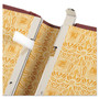 Wilson Jones Looseleaf Corporation Minute Book, 1-Subject, Unruled, Red/Gold Cover, (250) 11 x 8.5 Sheets