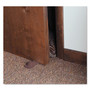 Master Caster Big Foot Doorstop, No Slip Rubber Wedge, 2.25w x 4.75d x 1.25h, Brown, 2/Pack Product Image 