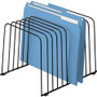 Fellowes Wire File Sorter - 11 Divider(s) - 8" Height x 9" Width x 11.38" Depth - Desktop - Black - Steel