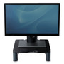 Fellowes Standard Monitor Riser, 13.38" x 13.63" x 2" to 4", Graphite, Supports 60 lbs (FEL9169301) View Product Image