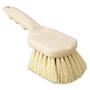Boardwalk Utility Brush, Cream Tampico Bristles, 5.5" Brush, 3" Tan Plastic Handle