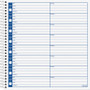 Adams Voice Mail Log Book - 60 Sheet(s) - Spiral Bound - 7.50" x 8.50" Sheet Size