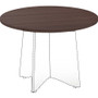 Lorell Essentials Conference Tabletop - Espresso Round Top - Contemporary Style - 1" Table Top Thickness x 48" Table Top Diameter - Assembly Required