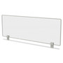 Linea Italia Trento Line Dividing Panel, Polycarbonate, 47.13w x 1.75d x 15.5h, Translucent (LITTR721) View Product Image