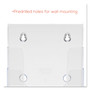 deflecto 4-Compartment DocuHolder, Booklet Size, 6.88w x 6.25d x 10h, Clear