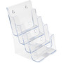 deflecto 4-Compartment DocuHolder, Booklet Size, 6.88w x 6.25d x 10h, Clear (DEF77901) View Product Image