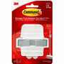 Command Broom Grippers - 4 lb (1.81 kg) Capacity - 4" Height x 5.2" Width - for Broom - Plastic - White, Clear - (MMM17007ESCT)