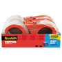 Scotch 3850 Heavy-Duty Packaging Tape with Dispenser, 3" Core, 1.88" x 54.6 yds, Clear, 4/Pack