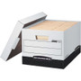 Bankers Box R-Kive File Storage Box - Internal Dimensions: 12" Width x 15" Depth x 10" Height - External Dimensions: 12.8" Width x 16.5" Depth x 10.4" Height - Media Size Supported: Letter, Legal - Lift-off Closure - Heavy Duty - (FEL00724)