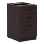 Alera Valencia Series Full Pedestal File, Left/Right, 3-Drawers: Box/Box/File, Legal/Letter, Mahogany, 15.63" x 20.5" x 28.5"